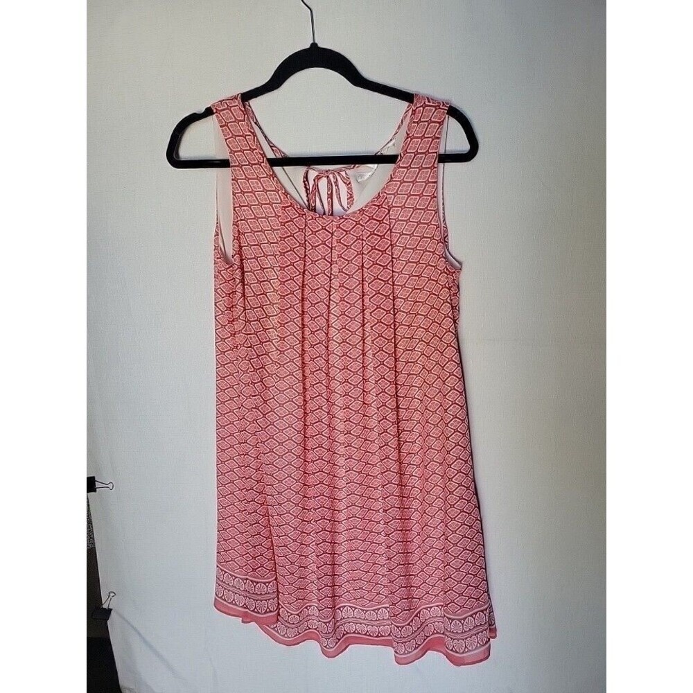 Max Studio Women's Sleeveless Red Midi Dress Size M